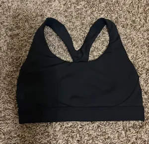 Athleta Ultimate Bra A-C Size XS Solid Black No Pads Pullover Polyester Spandex thumbnail 1