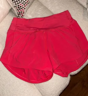 Hot pink Lululemon High-Rise Shorts thumbnail 1