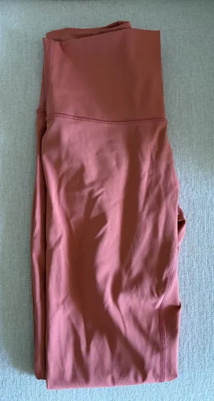 Lululemon Wunder Under High-Rise 28" Luxtreme Tights Rustic Coral size 6 thumbnail 1