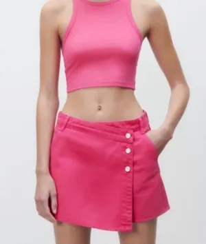 Crossover Denim Skort thumbnail 1