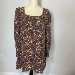 NWT reformation Blake long‎ sleeve shift dress M thumbnail 7