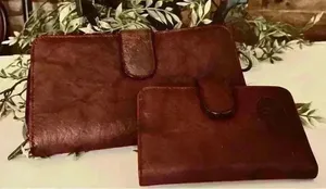 Burton Brown Leather Wallet Set thumbnail 1