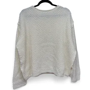 3 7 Orchard Cream Cable Knit Sweater Size Large Oversized Chunky thumbnail 8