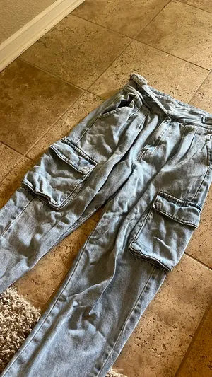 Signature 8 Ultra High Cargo Straight Jeans thumbnail 9