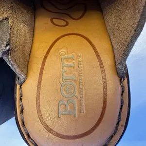 Born BR0036217 Suede Clogs Mules Heels Brown Buckle Size 8M Comfort NEW WITH TAG thumbnail 5