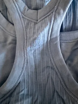 Lululemon Ebb To Street Tank Top Racerback Blue thumbnail 3