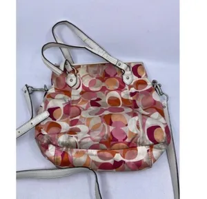 Coach Multi Purpose Pink Fabric Cross Body Bag thumbnail 4