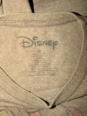 Disney Snow White Seven Dwarfs Grumpy Brown Graphic T-Shirt Adult Size M thumbnail 4