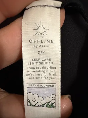 AERIE Black Athletic Dress Size Small thumbnail 4