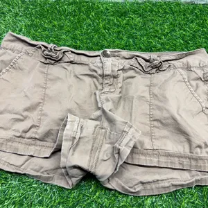 Y2K American Rag Micro Mini Brown Shorts thumbnail 2