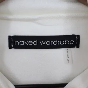 Naked Wardrobe Cream Turtleneck Long Sleeve Bodysuit Womens Size Medium thumbnail 2