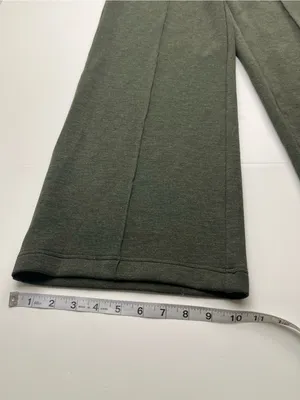 Varley DoubleSoft Green Wide Leg Pull-on Pant Womens Medium Stretch Pockets thumbnail 11