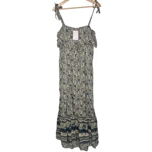 New Free People Tangier Boho Babydoll Maxi Dress Size M thumbnail 2