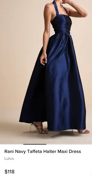 Lulus Halter Gown thumbnail 2