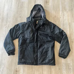 Unisex Wulful Black Heavy Duty Winter Coat - L thumbnail 1