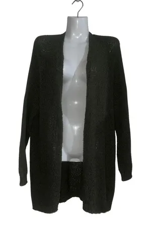 Mossimo Supply Co Open Front Knit Green Cardigan Size Medium Casual Comfort thumbnail 1