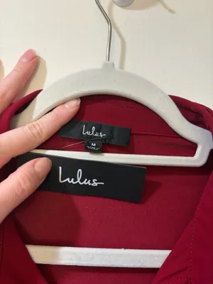 Lulu’s Red Flutter Top thumbnail 3