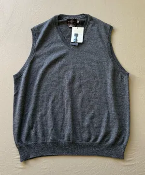 Black Brown 1826 Wool Sweater Vest thumbnail 1