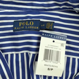 Polo Ralph Lauren Striped Poplin Shirt Dress Menswear-inspired Women's S PREP thumbnail 5