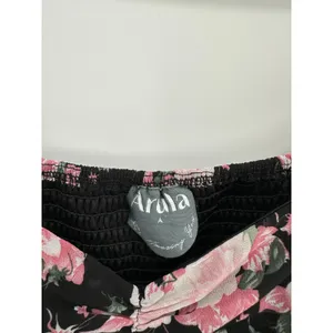 Arula Womens Pink‎ Floral Babydoll Sheer Top Sz 1X Boho Feminine Dainty Coquette thumbnail 5