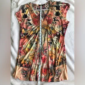 Apt9 Women’s Multicolor Abstract Dress Size XL thumbnail 5