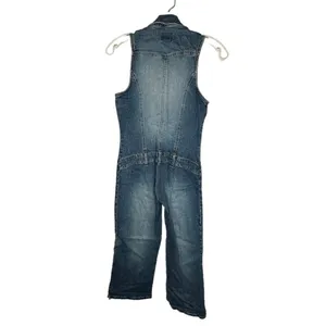 Vintage‎ Rave Stretch Denim Jumpsuit thumbnail 6