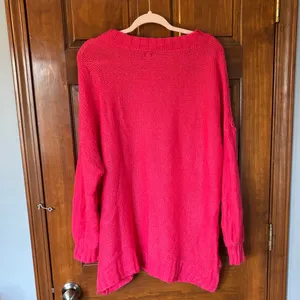 Aerie Cozy Pink Knit Sweater Size Large thumbnail 4