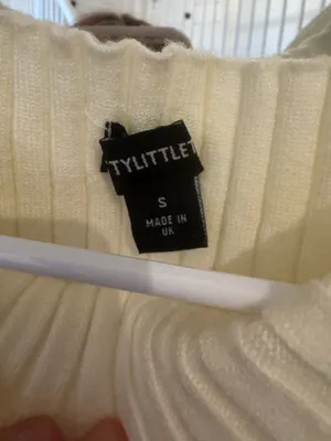prettylittlething soft ribbed sweater dress | size s thumbnail 2