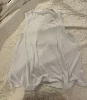 Gap Women’s White Sleeveless Flowy Tank Top thumbnail 1