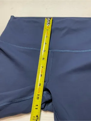 Lululemon Wunder Train High-Rise Crop 21" Regatta Blue Sz 8 thumbnail 5