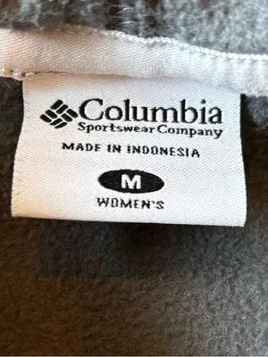 Columbia Women’s Gray Full Zip Fleece Hoodie Jacket Size Medium Super Soft thumbnail 3