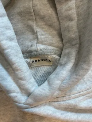 Adanola Embroidered Heather Grey Hoodie thumbnail 4
