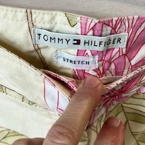 Tommy Hilfiger Pants Capri Tropical Cotton Womens 10 Stretch thumbnail 3