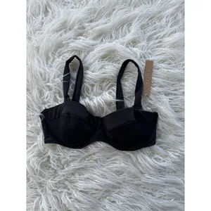 Skims Strapless Underwire Bikini Top Onyx Size XS thumbnail 4