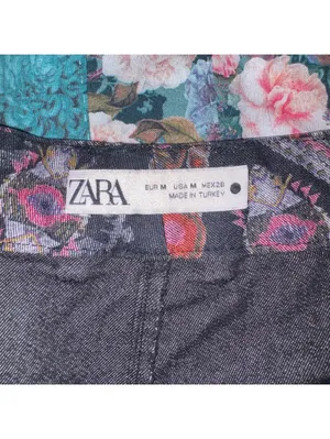 Zara Women's M Aztec Patterned Multi Colored Pants Comfort Stretch thumbnail 7