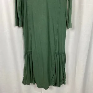 Anthropologie Daily Practice Green Hooded Maxi Dress Sz.XS thumbnail 7