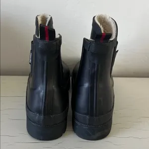 Tretorn Lina Chelsea Rain Boots Waterproof Faux Fur Lined Black Women’s 10 thumbnail 6