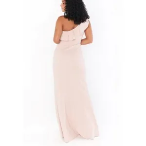 Show Me Your Mumu SMYM Florentine Maxi Dress in Dusty Blush Stretch NEW LARGE thumbnail 3