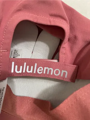 Lululemon NWT Fast & Free Hat Women's Pink Adjustable Baseball Cap Wordmark thumbnail 5
