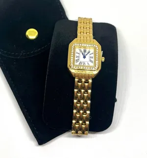 Gold vintage style timeless gold watch thumbnail 3