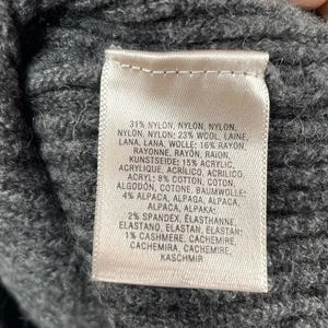 Anthropologie Sonoran Wool Alpaca Blend Cowl Neck Sweater Dress in Grey Size‎ S thumbnail 8