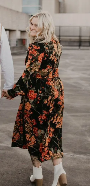 Vestique Vestibule Autumn Lovers Midi Dress Fall thumbnail 2