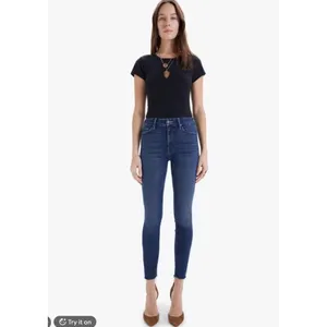 MOTHER The Looker Ankle Fray Jeans Hot Springs Size 25 thumbnail 12