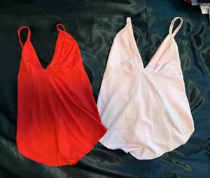 SHEIN tie back tank tops  thumbnail 1