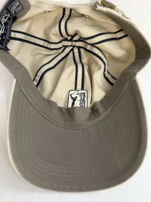 Ahead Vintage PGA TOUR Khaki Baseball Cap with Black Embroidered Logo thumbnail 6