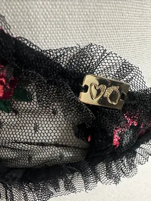 For Love And Lemons Black Floral Embroidered Lace Bustier thumbnail 4