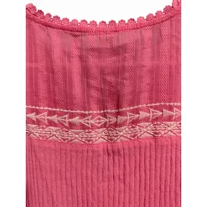 Free People Sarafina Embroidered Top‎ Pink Rose Women's Size Small thumbnail 10