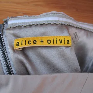 Alice + Olivia Silk Strapless Mini Dress thumbnail 9