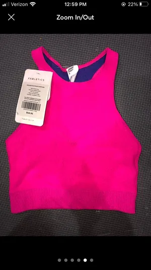 Fabletics Sculpt Knit Sports Bra Crop Top thumbnail 5
