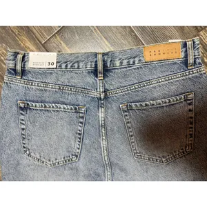 Pacsun High Rise‎ Straight Jeans Distressed Light Wash Size 30 Button Fly Baggy thumbnail 12